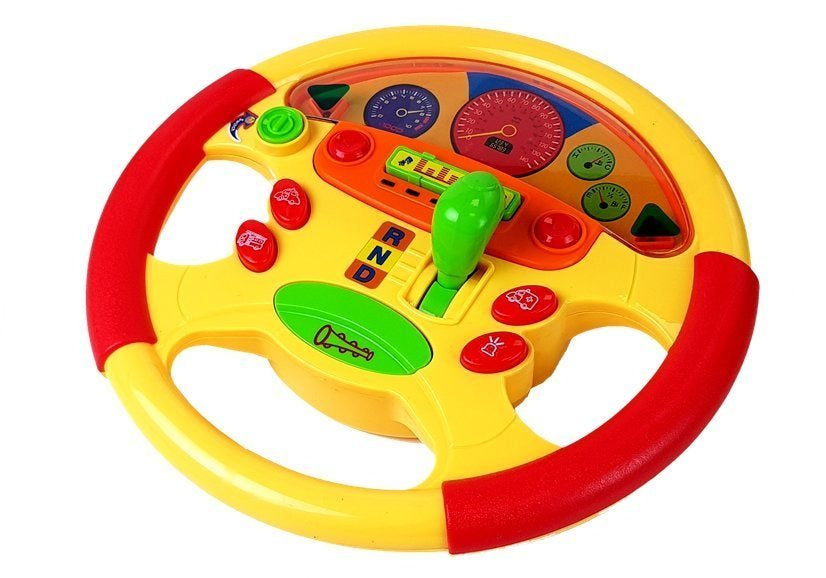 Edukační volant pro miminka se zvukovými a světelnými efekty