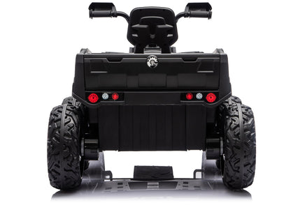 Elektrická čtyřkolka ATV 6 kol s přívěsem 24V 4x4 červená