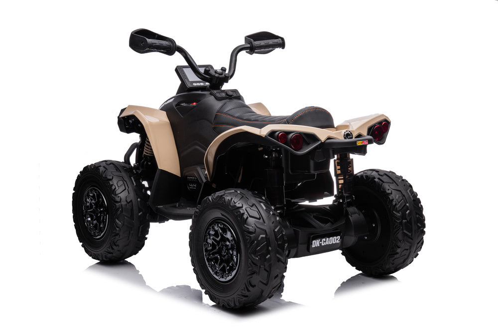 Elektrická čtyřkolka DK-CA002 Khaki 4x4 s dálkovým ovládáním