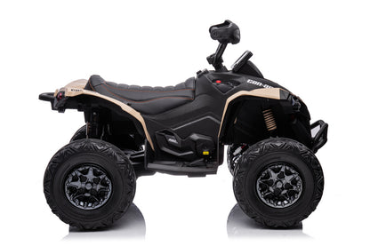 Elektrická čtyřkolka DK-CA002 Khaki 4x4 s dálkovým ovládáním