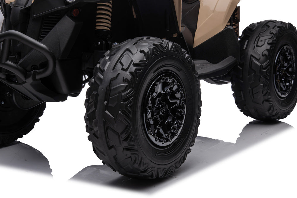 Elektrická čtyřkolka DK-CA002 Khaki 4x4 s dálkovým ovládáním