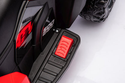Elektrická čtyřkolka GTS1155 červená pro děti – akumulátorová