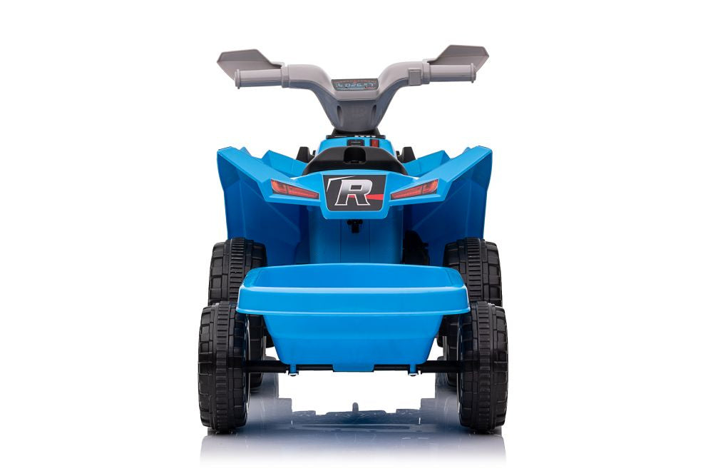 Elektrická čtyřkolka s přívěsem pro děti XMX630T – modrá