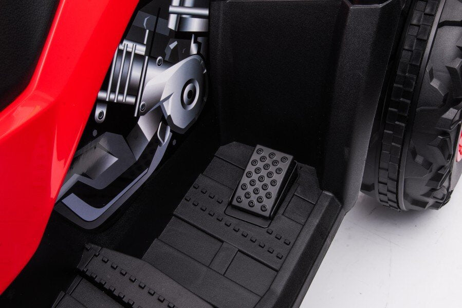 Elektrická čtyřkolka S615 červená 24V pro děti od 3 let