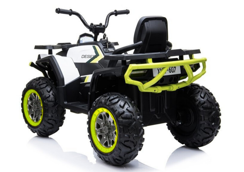 Elektrická čtyřkolka XMX607 bílá pro děti od 3 let – 12V