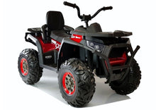 Elektrická čtyřkolka XMX607 pro děti - červená lakovaná