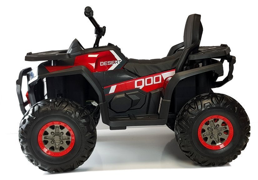 Elektrická čtyřkolka XMX607 pro děti - červená lakovaná