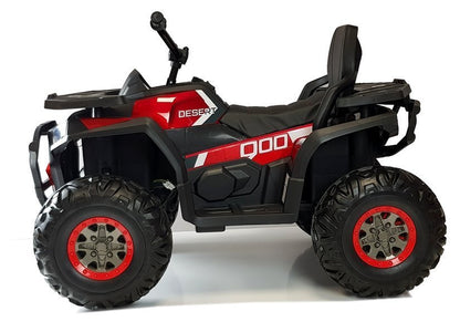 Elektrická čtyřkolka XMX607 pro děti - červená lakovaná