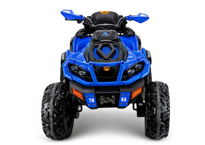 Elektrická čtyřkolka XW-08 4x4 45W modrá – 12V baterie