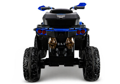 Elektrická čtyřkolka XW-08 4x4 45W modrá – 12V baterie