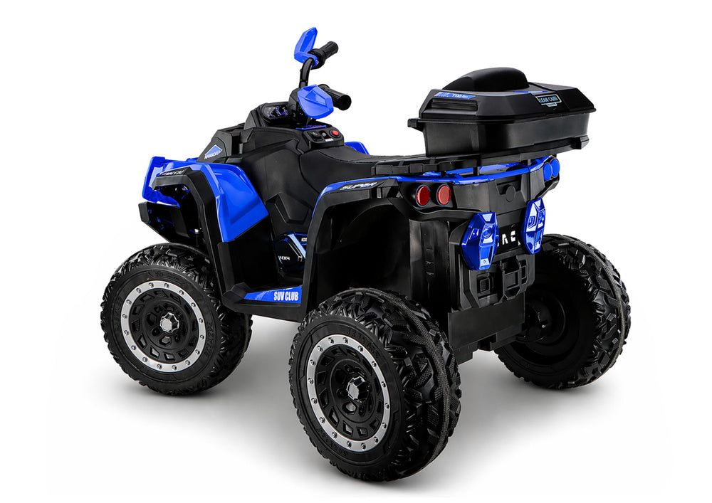 Elektrická čtyřkolka XW-08 4x4 45W modrá – 12V baterie