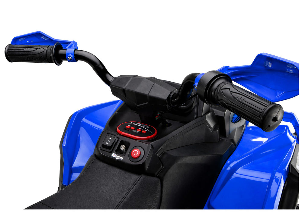 Elektrická čtyřkolka XW-08 4x4 45W modrá – 12V baterie