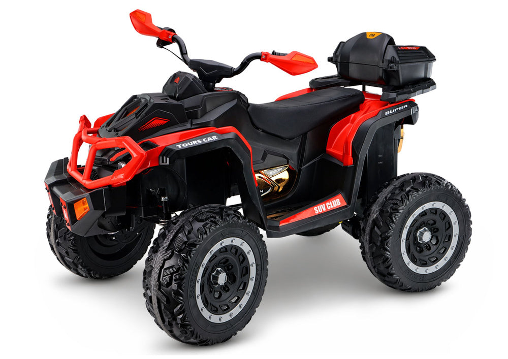 Elektrická čtyřkolka XW-08 4x4 45W pro děti červená