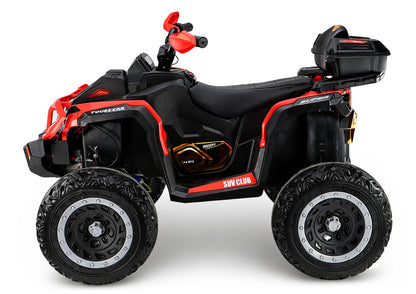 Elektrická čtyřkolka XW-08 4x4 45W pro děti červená