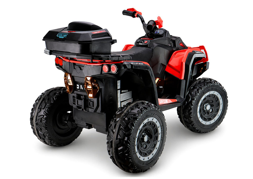 Elektrická čtyřkolka XW-08 4x4 45W pro děti červená