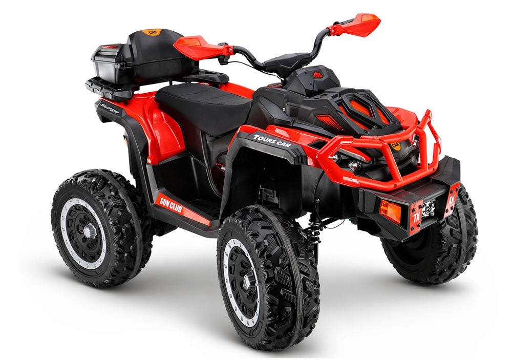 Elektrická čtyřkolka XW-08 4x4 45W pro děti červená