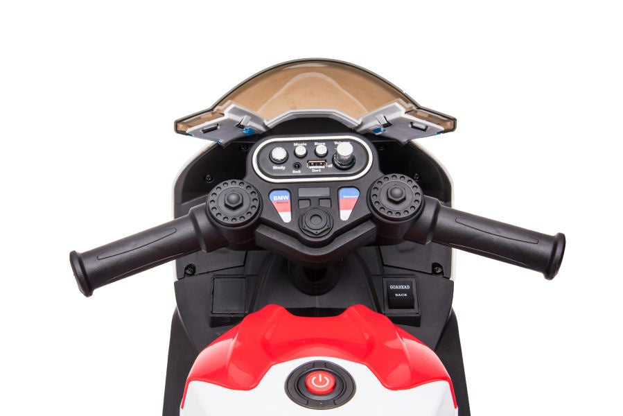 Elektrická motorka BMW HP4 na akumulátor červená