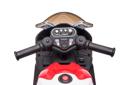 Elektrická motorka BMW HP4 na akumulátor červená