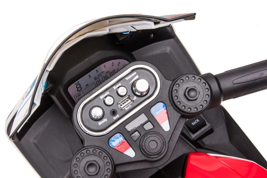 Elektrická motorka BMW HP4 na akumulátor červená