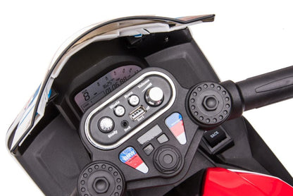 Elektrická motorka BMW HP4 na akumulátor červená