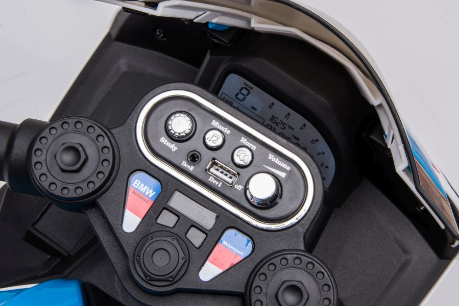 Elektrická motorka BMW HP4 na akumulátor modrá