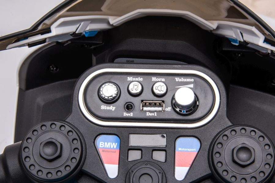 Elektrická motorka BMW HP4 na akumulátor modrá