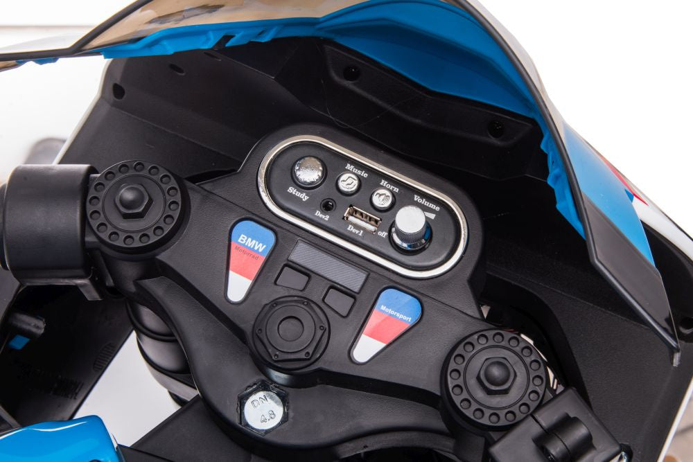 Elektrická motorka BMW HP4 Race JT5001 modrá