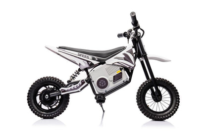 Elektrická motorka cross 36V s akumulátorem A9901 bílá