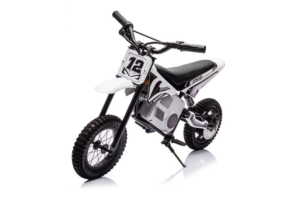 Elektrická motorka cross 36V s akumulátorem A9901 bílá