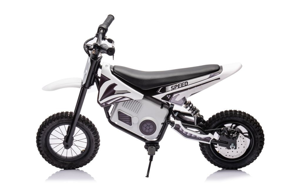 Elektrická motorka cross 36V s akumulátorem A9901 bílá