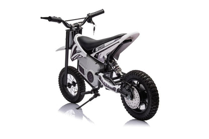 Elektrická motorka cross 36V s akumulátorem A9901 bílá