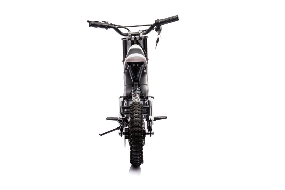 Elektrická motorka cross 36V s akumulátorem A9901 bílá