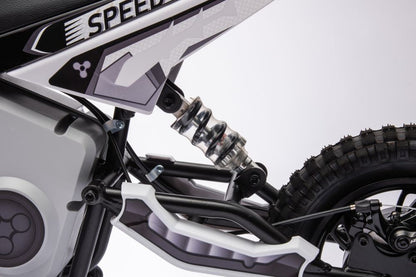 Elektrická motorka cross 36V s akumulátorem A9901 bílá