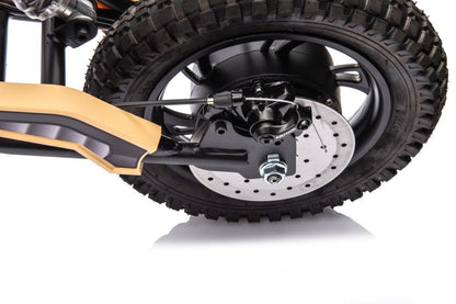 Elektrická motorka cross 36V s akumulátorem A9901 khaki
