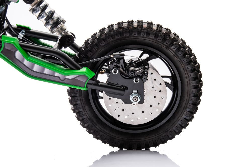 Elektrická motorka cross na akumulátor 36V A9901 zelená