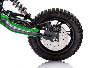 Elektrická motorka cross na akumulátor 36V A9901 zelená