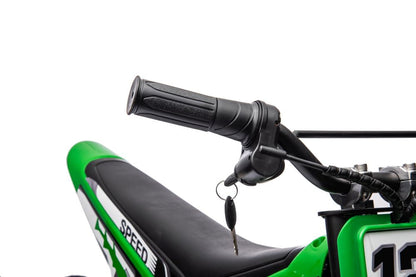 Elektrická motorka cross na akumulátor 36V A9901 zelená