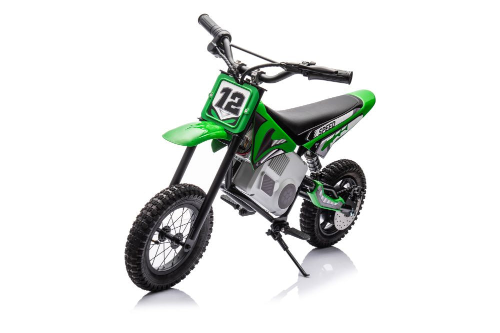 Elektrická motorka cross na akumulátor 36V A9901 zelená