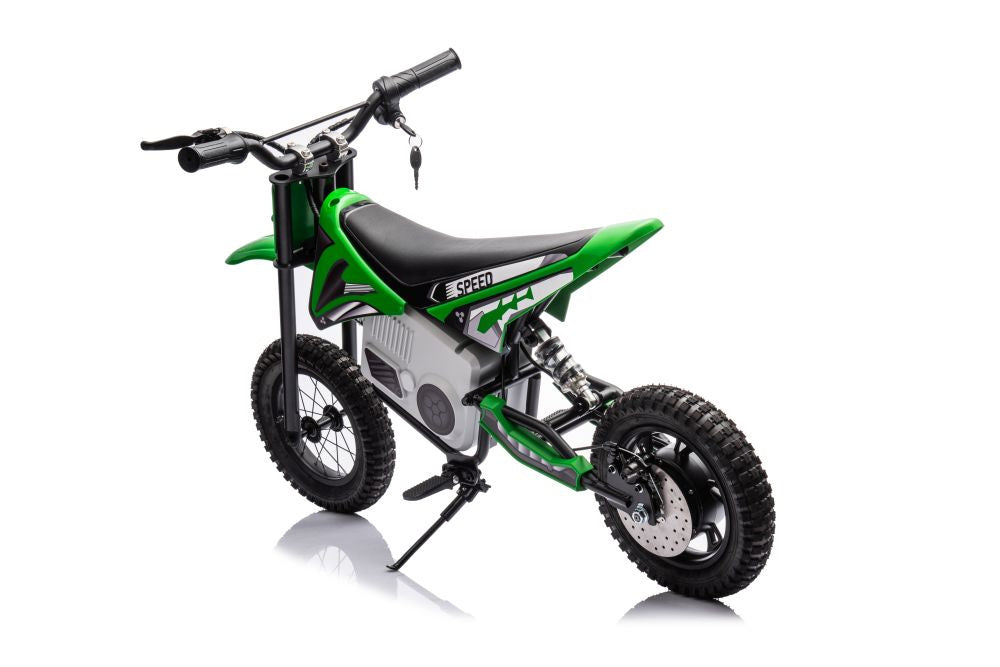 Elektrická motorka cross na akumulátor 36V A9901 zelená