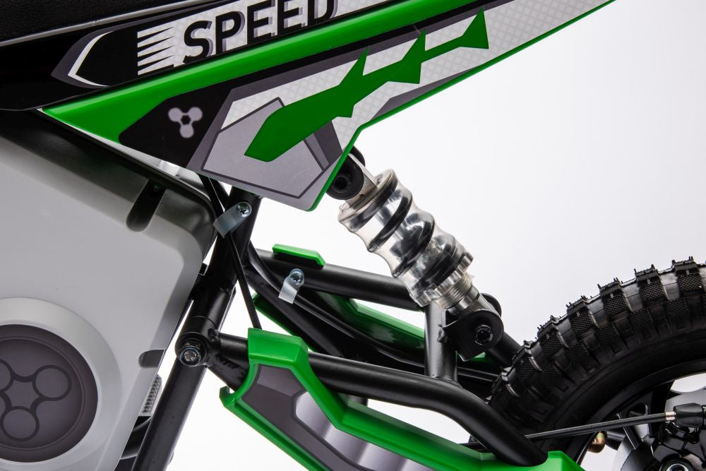 Elektrická motorka cross na akumulátor 36V A9901 zelená