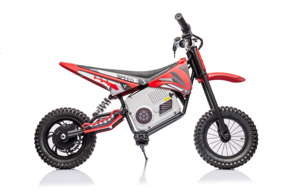 Elektrická motorka cross na akumulátor A9901 36V červená