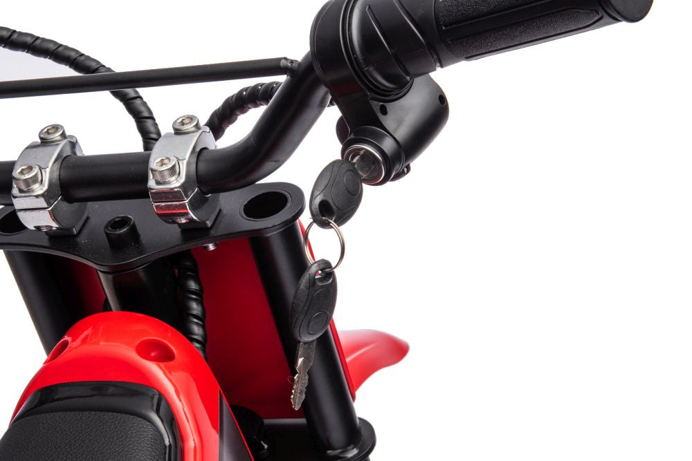 Elektrická motorka cross na akumulátor A9901 36V červená