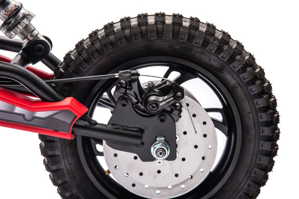 Elektrická motorka cross na akumulátor A9901 36V červená