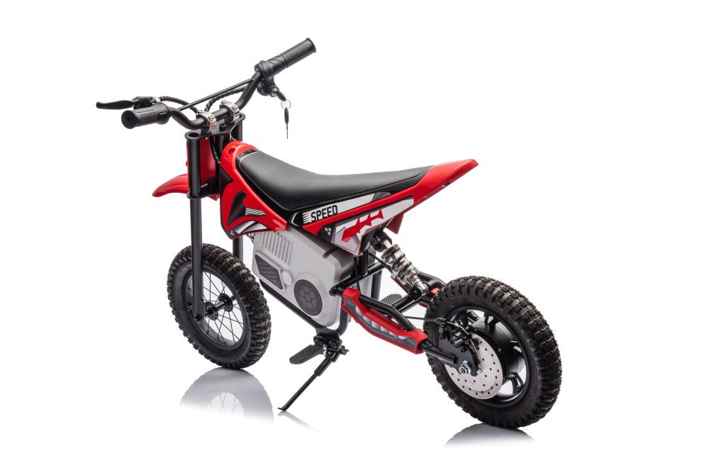 Elektrická motorka cross na akumulátor A9901 36V červená