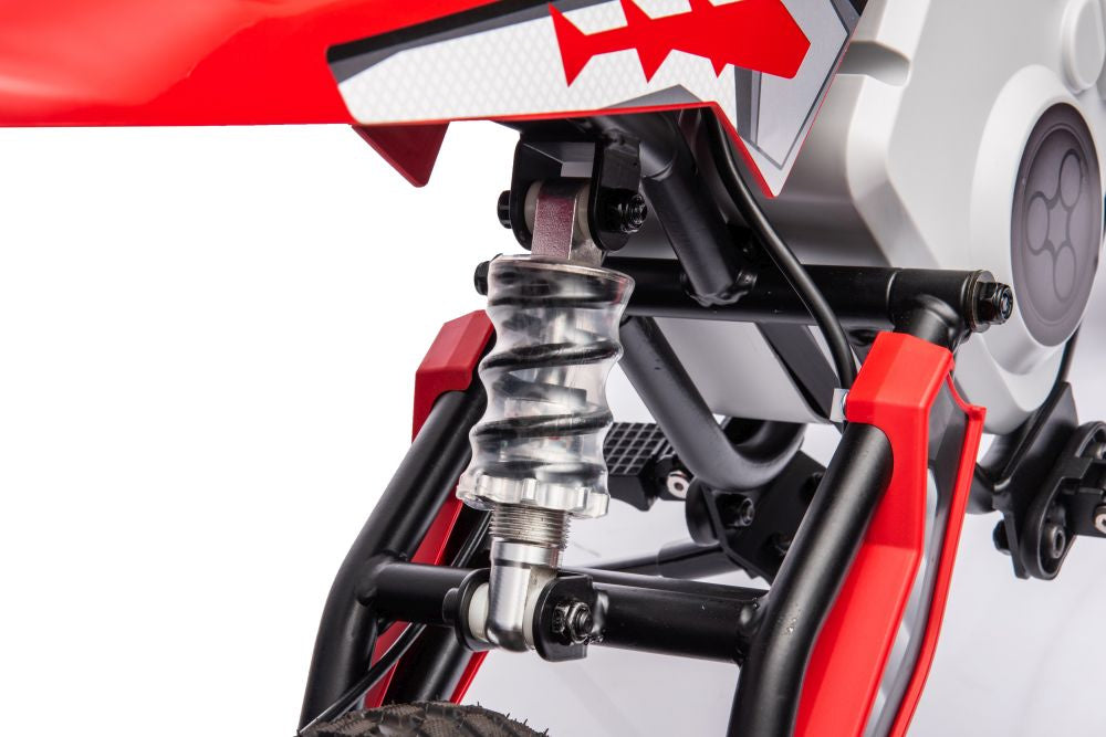 Elektrická motorka cross na akumulátor A9901 36V červená