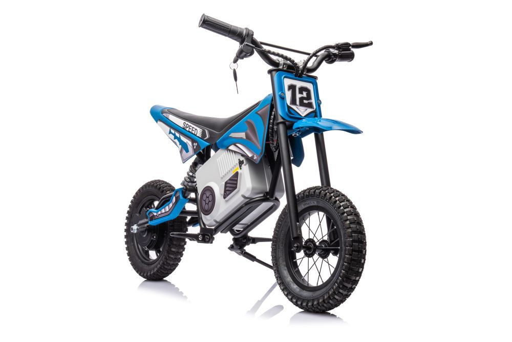 Elektrická motorka cross na akumulátor A9901 36V modrá