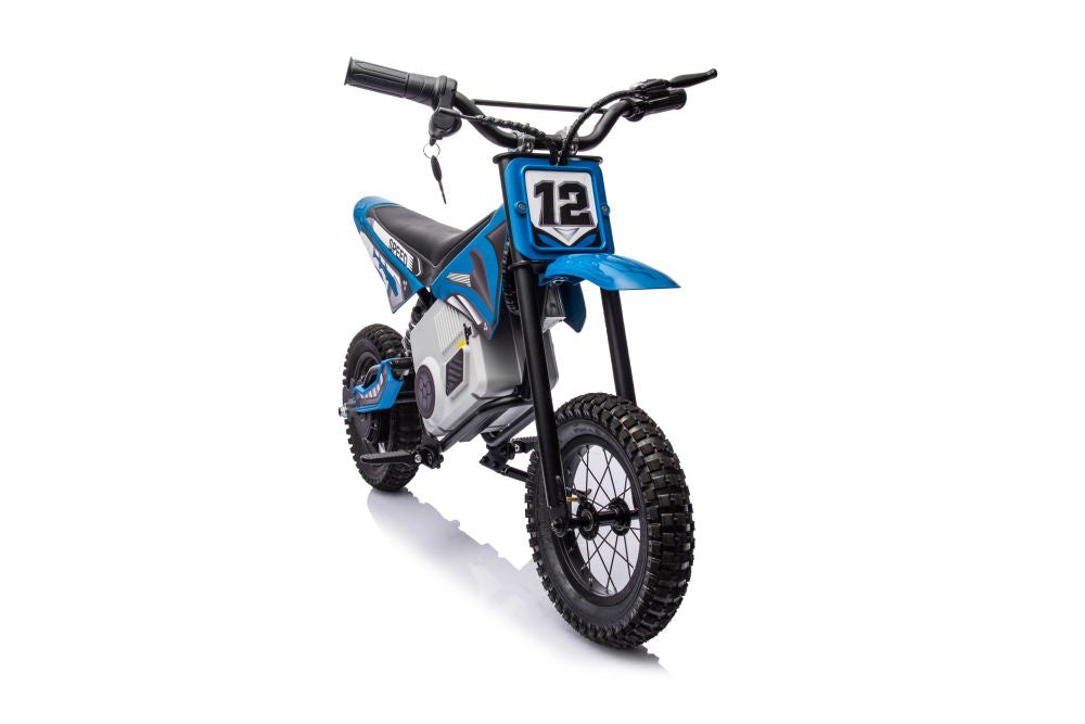 Elektrická motorka cross na akumulátor A9901 36V modrá