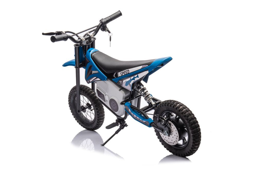 Elektrická motorka cross na akumulátor A9901 36V modrá