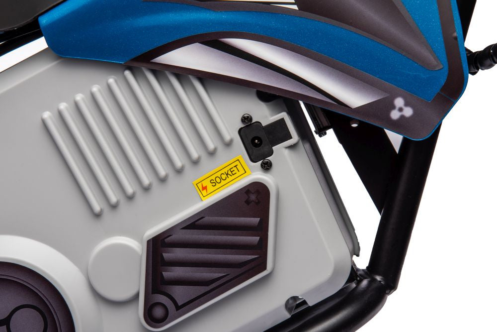 Elektrická motorka cross na akumulátor A9901 36V modrá