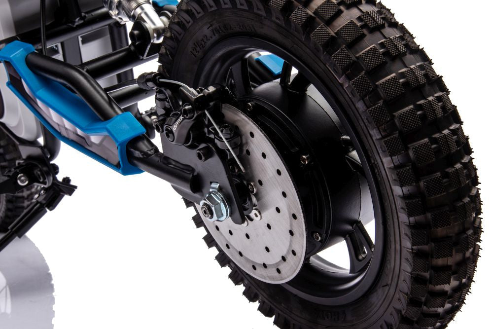 Elektrická motorka cross na akumulátor A9901 36V modrá